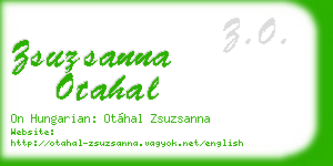 zsuzsanna otahal business card